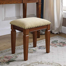Sedia da Bar Sgabello Sedia Poggiapiedi Creative Gambe in Legno massello Retro Piazza Stool Dressing Sgabelli Barocco Piano Chair Trucco Sgabello Imbottito Sedia Panca QAF1016 (Color : Cherry Color)