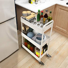 &ripiano di stoccaggio Mensole da cucina, da terra mobile rack di stoccaggio piccolo carrello verdure Sort Out multifunzione a 3 strati Scaffale Scaffale di finitura