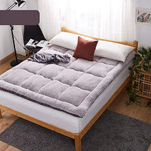 HKX Tappetino coprimaterasso Futon, Materasso Pieghevole dormitorio-B 150x200cm (59x79 Pollici)