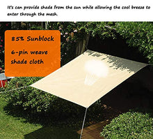 Rete ombreggiante Rete di Schermatura A 6 Pin per Copertura per Pergola 85% Sunblock Panno Ombreggiante Piante di Fiori di Serre Tela Incatramata (Dimensioni : 3x6M)
