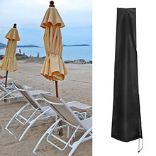 Ruiqas Copertura Impermeabile dell' ombrellone con Asta Coperture dell' Ombrello a Mensola del Patio Copertura della Chiusura Lampo dell' Ombrello dell' Ombrello dell' ombrellone da Giardino