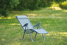 greemotion Lido Sedia Pieghevole Giardino, Grigio