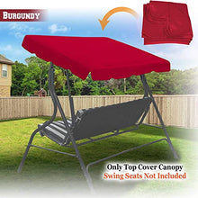 TTKU - Copertura impermeabile di ricambio per tenda da sole a dondolo, anti-UV, convertibile per esterni, giardino, piscina senza sedile