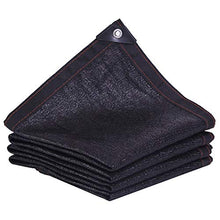 Telo Ombreggiante, Paralume in Tessuto Coprente con Occhielli, Resistente all'umidità 90%, for Piante da Giardino Green House (Nero) (Size : 6m x 12m)