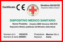 MENTOR - Materasso Memory Med H1 Francese 140x190 Creation Med 4D H26 Evo DISP. Medico DETRAIBILE 7 cm di Memory, Onda ad 11 Zone di portanza differenziata, sfoderabile e Lavabile.