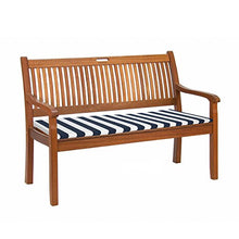 Morbidissimi Set 2 pz Cuscini per Panca Righe 40x120 cm per Esterno Giardino Q993 Blu