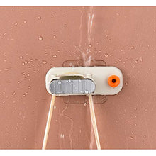 ZXCASDF Cremagliera Mop Panno Foro Mop Mop Gancio Fibbia Appeso Mop Artefatto Parete Mop Fermaglio Bagno Clip di Stoccaggio A Prova di umidità Impermeabile E,Bianca