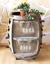 DanDiBo Scaffale Vino per 30 Bottiglie Porta-vivande 1499 Botte Vino in Legno 72cm Supporto Bottiglie Bar