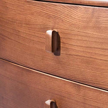 Comodino tavolino Comodino Dressing Table Gabinetto Simple Storage Camera di Legno Solido Cassetti (Color : Brown, Size : 48 * 40 * 51cm)
