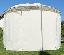 SAS Elegante Gazebo 3,5 Metri di Diametro con 6 Tende Modello 7073-A AS-S