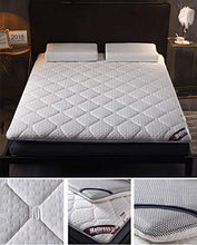 HKX Tappetino da Pavimento, Coprimaterasso da Pavimento Coprimaterasso Futon Coprimaterasso Morbido Pieghevole Spessore Pieghevole-B Singolo 90x190 cm (35x75 Pollici)