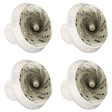 Vortice 4 PCS Pomelli per Porta, Pomolo per Mobile, Pomelli per Mobili con Viti, Maniglia per Armadietto, Pomelli per Porta, Pomelli per Cassetti per Porta, Armadio, Cassetto e Credenza