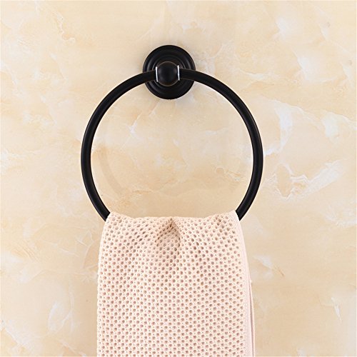 MBYW Portasciugamani Moderno Minimalista Portasciugamani Elegante per Il Bagno di Moda Portasciugamani Europeo Interamente in Rame, portasciugamani Bagno Anello Antico Bagno