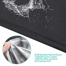 HOCOSY Coperture per Mobili da Giardino, 200 x 160 x 70 cm, Protezioni UV impermeabili, Coperture per Giardino Rettangolari, Copertura per Tavolo da Esterno Tessuto, Tissu Oxford-Noir