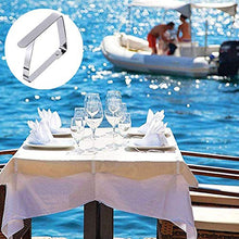 GAKIN - Set di 8 morsetti per tovaglia, in acciaio INOX, flessibili