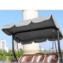 Yoyoo - Copertura di ricambio per dondolo da giardino a 3 posti, per giardino, patio, veranda, cortile