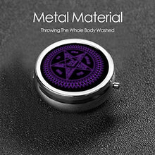 Tetragrammaton Sigil - Contenitore rotondo per pillole con 3 scomparti, in metallo, per medicina e vitamine, per viaggi all'aperto