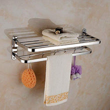L-YINGZON Asciugamano Rack, Parete rail Bagno cremagliera Bagno cremagliera cremagliere Mensola da bagno gancio 304 staccabile cremagliera mensola del bagno cremagliera bagno Portasciugamani Accessori