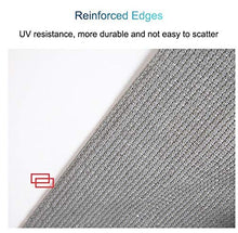 Grigio Privacy Screen, Rettangolo Pergola Ombra Cloth Roll, Copertura Reticolare Resistente ai Raggi UV al 95% per Gazebo da Giardino Esterno (Size : 1X2m)