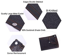 Telo Ombreggiante, 95% Telo Parasole - Rete for Giardinaggio Coperta - Rete for Parasole for Posto Auto Coperto, pergola, Fiori di Serra, Piante, Prato e Patio (Size : 5m x 12m)