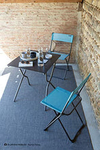Lafuma Sedia pieghevole compatta, Utilizzo in terrazza, giardino e balcone, Balcony, Batyline, Azzurro, LFM2600-8553