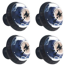 Strega di Halloween 4 PCS Pomelli per Porta, Pomolo per Mobile, Pomelli per Mobili con Viti, Maniglia per Armadietto, Pomelli per Porta, Pomelli per Cassetti per Porta, Armadio, Cassetto e Credenza