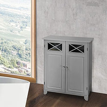 Teamson Home Dawson Arredo Bagno Armadietto Con Porte Grigio EHF-6841G