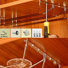Acciaio inossidabile 304 Wine Glass Rack Wine Glass gancio Calici Rack 2 Binari