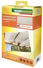 Windhager Tenda Set Completo per pergola o Giardino d'inverno, 270 x 140 cm, Bianco Crema, 10868