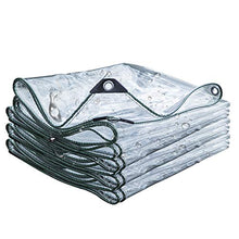 Telone Trasparente Copertura Del Balcone Manufatto Antipioggia Impermeabile Poncho Trasparente Spesso Teloni In Tessuto Di Plastica Tenda Da Esterno Deflettore Protezione Solare 2 * 2M(Size:4*4M)
