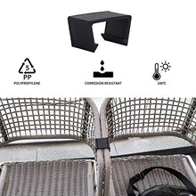 Divano nero collegare morsetti per patio sezionale divano esterno vimini sedia divano allineamento clip connettore…