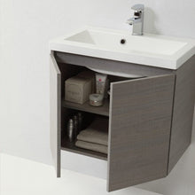 Kiamami Valentina MOBILE BAGNO 60 CM CON DUE ANTE MANHATTAN GRIGIO SOSPESO