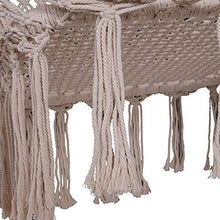 Outsunny Sedia Sospesa da Giardino con Corde e Supporto Max. 120 kg in Legno Φ80 x 150 cm