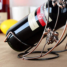 LHQ-HQ Cremagliera del vino in ferro battuto vino europeo cremagliera creativo cremagliera del vino del metallo, singola bottiglia di vino controsoffitto supporto della cremagliera del ferro Free Stan