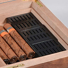 Humidor per Sigari Humidor Humidor A Temperatura Costante Scatola per Sigari in Legno di Cedro Scatola per Umidificazione per Sigari Grande capacità per 100 Sigari