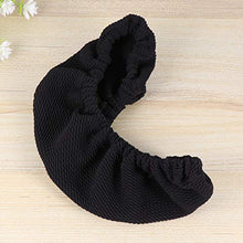 IMIKEYA Fodere per braccioli per Sedia da Ufficio Fodere per braccioli Fodere per Proteggi braccioli per Sedia da Computer addensate Maniche per braccioli per Sedia con Fascia Elastica(Nero)