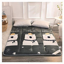 Materasso Giapponese Pavimento, Materasso Futon Dormire Tatami Morbido Velluto Addensato Tappetino Peluche Tatami, Materasso Pieghevole, Campeggio/Dormitorio/Casa/Letto/Pavimento,A-180x200cm