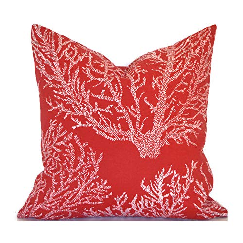 Toll2452 Cuscini Esterni Cuscini Esterni Cuscini Decorativi Cuscini Esterni Cuscino Covers Euro Cuscino Mare Corallo Rosso