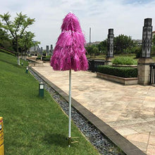 Ombrellone di Simulazione All'aperto, Ombrellone di Paglia di Simulazione, Ombrellone di Simulazione del Colore, Ombrellone da Giardino con Dispositivo di Inclinazione, Ombrellone Hawaiano