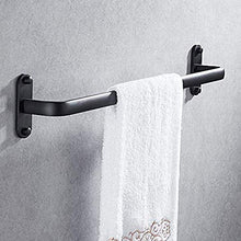 JKCKHA Northern Europe. Parete Rail Bagno cremagliera Bagno cremagliera Rack Appendiabiti Nero Barra di Alluminio dello Spazio/Libero-Punch Bagno Appeso/Bagno cremagliera