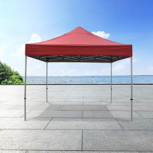 Gazebo di ricambio per gazebo, copertura impermeabile per gazebo, copertura superiore di ricambio per cortile, giardino, cortile, cortile, giardino, cortile esterno Rosso