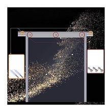 Tenda per Porta Termica GDMING Porta Schermo Magnetico, Robusto Telo Insonorizzato, Trasparente Protezione dal Freddo PVC Autoadescante Porta, per Negozio di Vestiti Ingresso Balcone, 33 Dimensioni