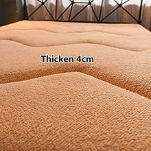 QXTT Materasso Futon Pieghevole Materassi Letto Futon Portatile Tatami Morbido Allevia Il Mal di Schiena Materasso per Residenza Studentesca Casa,Yellow-100 * 200cm