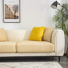Copriseduta Divano, Fodera per Cuscino del Divano Indipendente, Fodera Coprisedile Jacquard, Protezione del Cuscino Sedile del Divano (Beige,Backrest Cover)