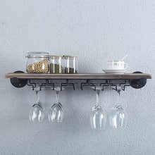 JHGJBJ Legno Vino Rack Mount Muro Rosso Vino Ristorante Bicchiere di Vino Decorazione cremagliera Calice Titolare (Size : 91x25cm)