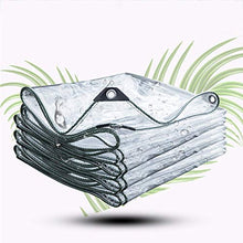 JXQ - Telone impermeabile resistente, impermeabile, per piante e giardini (0,55 mm/450 g/m²) (dimensioni: 1,8 x 5 m/5,9 x 16,4 piedi)