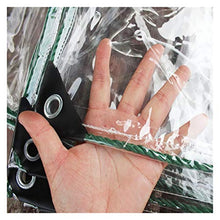 LXHONG Tela Cerata Spessa 0,5 Mm, Telone Pieghevole, Teloni in PVC Resistenti per Tetto Parco Divertimenti Posto Auto Coperto PVC, 54 Dimensioni (Color : Chiaro, Size : 1.9x2.4m)