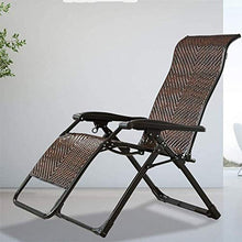 YEXINTMF Sdraio Imbottito gravità Zero Lounge Chair Patio Pieghevole, Ampliata Bold Piazza Il Doppio Tubo di Pranzo