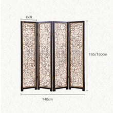 Room Screen Even Divisione piegante dello Schermo di Legno Solido del Rattan Reale, Blocchetto Vuoto Vuoto del Portico dello Schermo del Salone Moderno, Divisione Unica della Stanza del Rattan