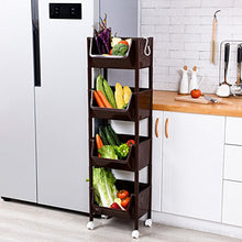 &ripiano di stoccaggio Cucina Vegetable Rack Storage Rack Rack di stoccaggio frutta e verdura casalingo multi-strato per uso domestico Scaffale di finitura (Color : C)